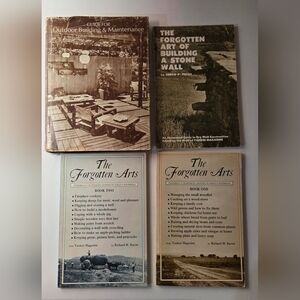 Book Lot: Vintage DIY & Homesteading Guides (4 Books) The Forgotten Arts